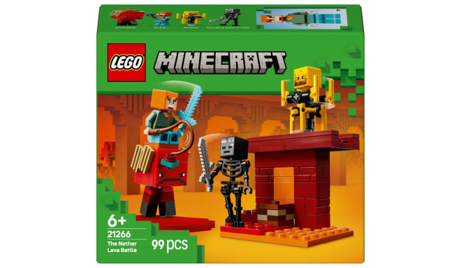 "LEGO 21266 Minecraft Das Lava-Duell im Nether"