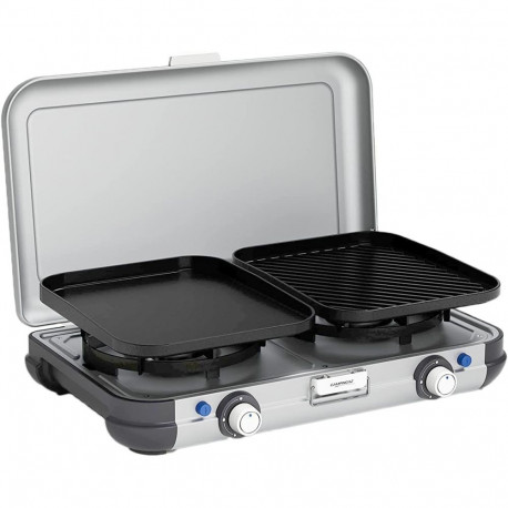 Camping Kitchen 2 Grill & Go CV (grau/schwarz, 2x 2kW)