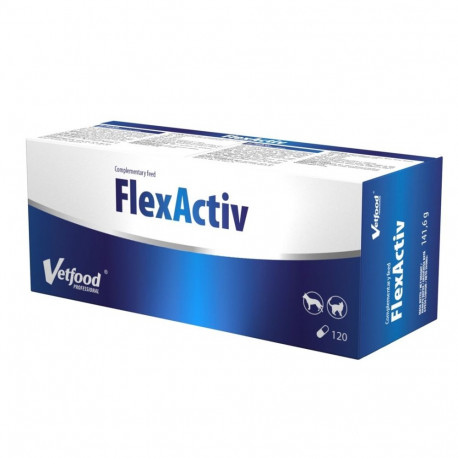 VETFOOD Flex Activ toidulisandid koertele ja kassidele 120 tk