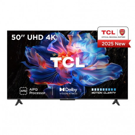 TCL V6C 50V6C teler 127 cm (50") 4K Ultra HD nutiteler Wi-Fi metallik 260 cd/m²
