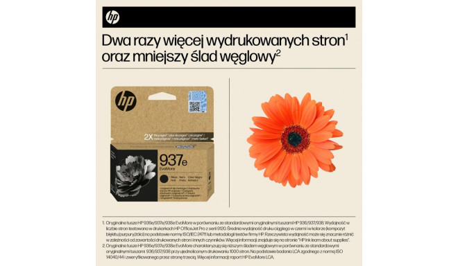 HP tindikassett 937e EvoMore originaalne, must