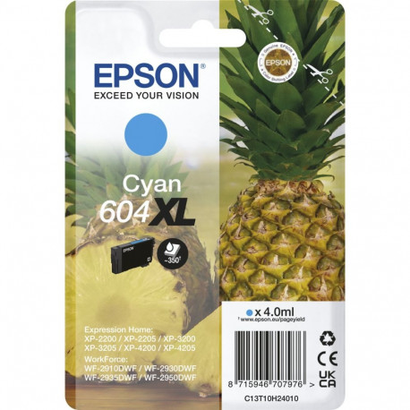 Epson tintikassett 604 XL C13T10H24010, tsüaan