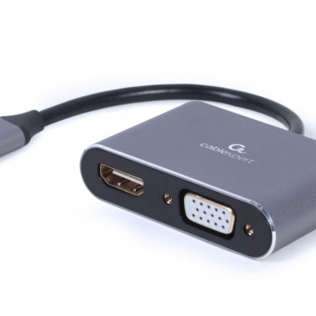 Output: USB-C to HDMI VGA Adapter