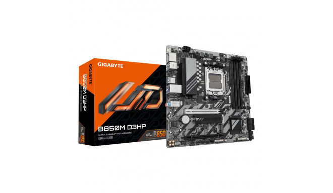 Mainboard|GIGABYTE|AMD B850|Socket AM5|micro ATX|RAM DDR5-SDRAM|4xSlots|2xNumber of M.2 (M) slots|B8