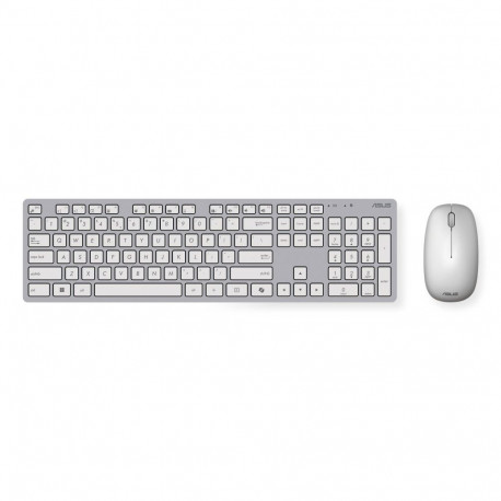 KEYBOARD +MOUSE WRL OPT. W5000/WHITE 90XB0430-BKM3A0 ASUS