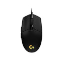 MOUSE USB OPTICAL G102 LIGHTSY/BLACK 910-005823 LOGITECH