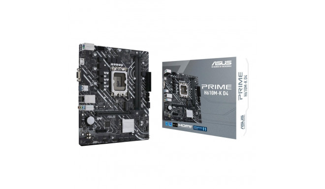 Asus emaplaat Intel H610 LGA1700 MicroATX DDR4x2