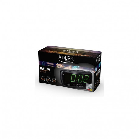 Clock Radio - Adler AD 1121 Analog & Digital FM/AM Speaker Black