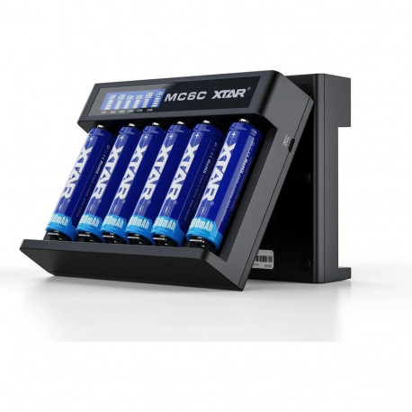 Battery Charger - XTAR MC6C Black
