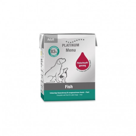 Dog Food - PLATINUM Menu Adult Fish Wet 375g