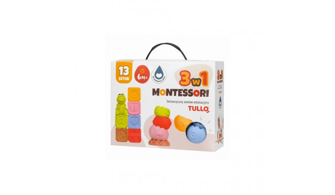 Educational Toy - Tullo Sensory Blocks Set 13 Pieces Suitable for 0.5 Years
