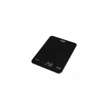 Food Scale - Adler AD 3177b 10kg 1g Accuracy Glass Top Touch Control LED Display