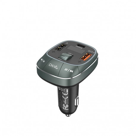 Vention 3-Port USB Car Charger 30W Quick Charge 3+ Black