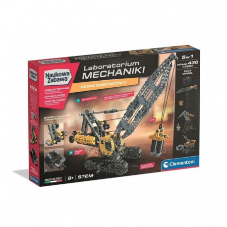 Construction Set - Clementoni Mechanics Laboratory Crane 230 Elements