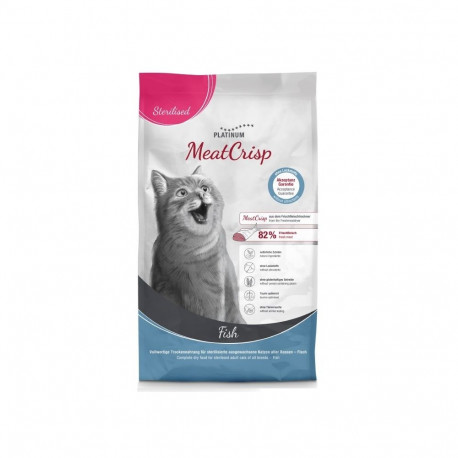 Cat Food - PLATINUM MeatCrisp Sterilised Fish 36% Protein 1.5kg