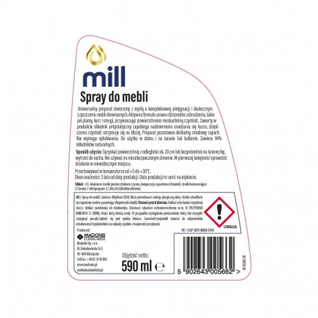 Furniture Cleaner - MADONIS MILL Clean Spray 590 ml