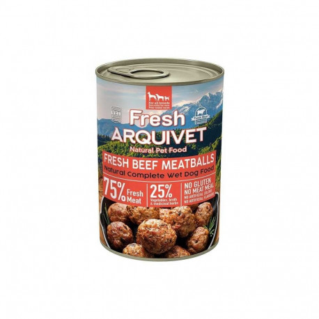 Dog Food - ARQUIVET Fresh Beef Meatballs in Sauce 400g Gluten-Free