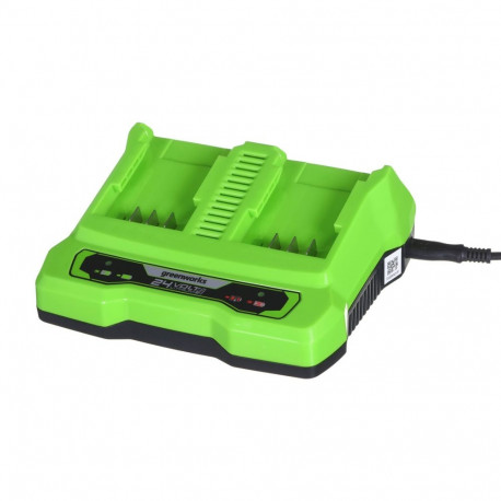 Battery Charger - GREENWORKS Charger G24X2UC2 24V 4A Recharge Indicator