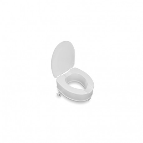 Toilet Seat - Timago Raising Toilet Seat with Flap 225 kg Adjustable White
