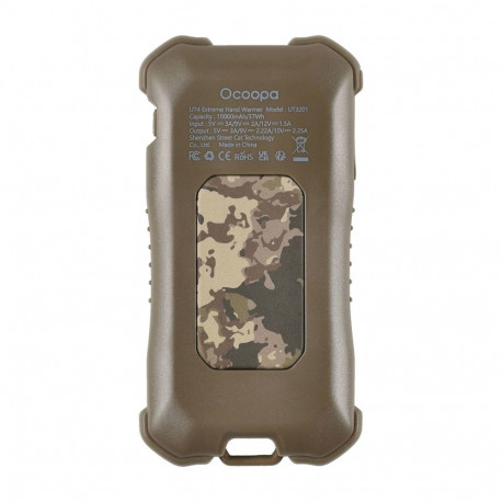 Hand Warmer - Ocoopa UT4 10,000mAh 18h Heat 52°C Camouflage