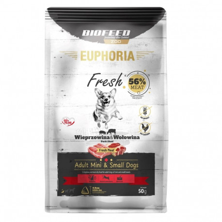 Dog Food - BIOFEED EUPHORIA Fresh Adult Pork with Beef XS/S 50g