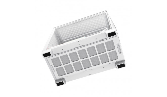 Computer Case MODECOM VOLCANO STELLAR PLUS ATX Midi Tower Tempered Glass White