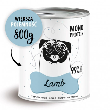 Dog Food - PAKA ZWIERZAKA Pepe Lamb Wet Food 800g All Breeds