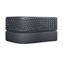 Keyboard - Logitech ERGO K860 Wireless Ergonomic Keyboard with Wrist Rest Black