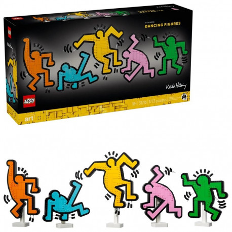 Art Set - LEGO 31216 Keith Haring Dancing Figures Mosaic 1773 Pieces