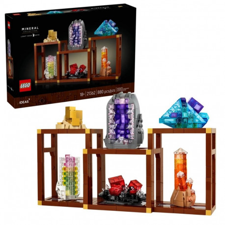 Construction Set - LEGO IDEAS 21362 Mineral Collection 880 Pieces