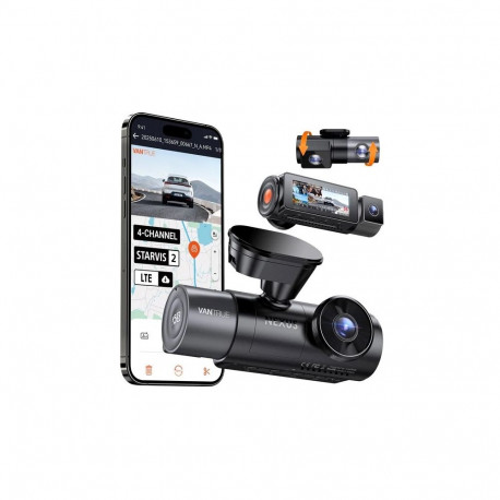 Car Dash Camera - Vantrue N5 S 4-Channel GPS H.265 MicroSD 1TB