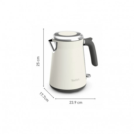 Electric Kettle - Tefal Collection KI666AE0 1.7L 2400W Stainless Steel Ivory
