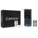 Breathalyser - BACSCAN F-50 0-4% BAC LCD Display Memory 10 Records Grey
