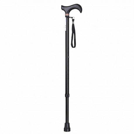 Mobility Aid - ActionMed Adjustable Wheelchair Black