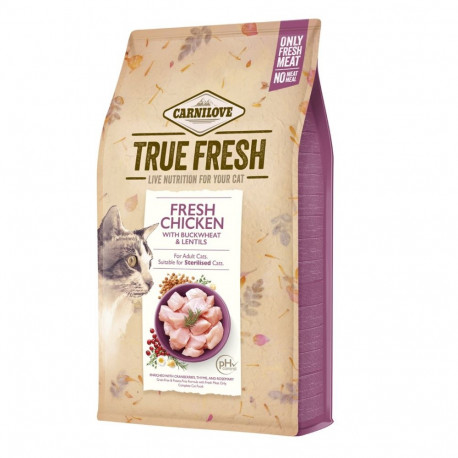 Cat Food - CARNILOVE True Fresh Chicken Dry 1.8kg Grain-Free 35% Protein