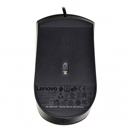 Computer Mouse - Lenovo GX30M39704 Ambidextrous USB Type-A 1600 DPI Black