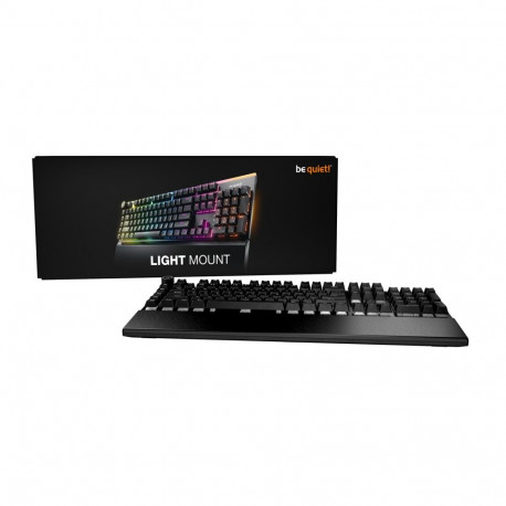Gaming Keyboard - BE QUIET! Light Mount Silent Tactile USB QWERTY Black