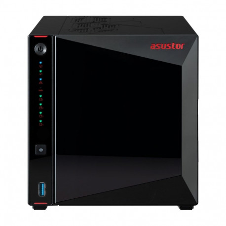 Network Attached Storage ASUSTOR AS5404T Intel Celeron N5105 4GB RAM 0TB Black