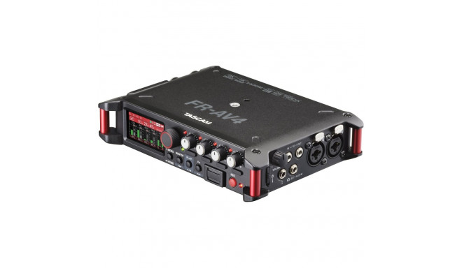 Audio Recorder - Tascam FR-AV4 6-Channel, USB Type-C, 192 kHz 24/32-bit