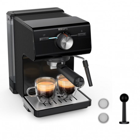 Coffee Maker - Krups Authentic XP381810 Semi-Automatic Espresso Machine 2L