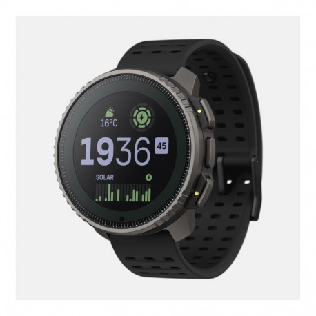 Sports Watch - Suunto Vertical Titanium Solar GPS Heart Rate Monitor 100m Black