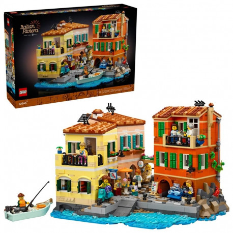 Construction Set - LEGO IDEAS 21359 Italian Riviera 3251 Pieces 10 Minifigures