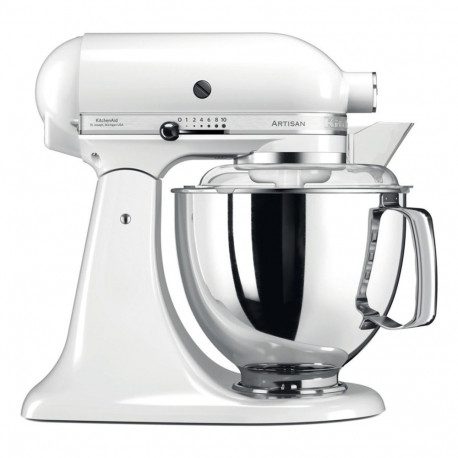Stand Mixer - KitchenAid Artisan 300 W 4.8 L Stainless Steel Bowl White