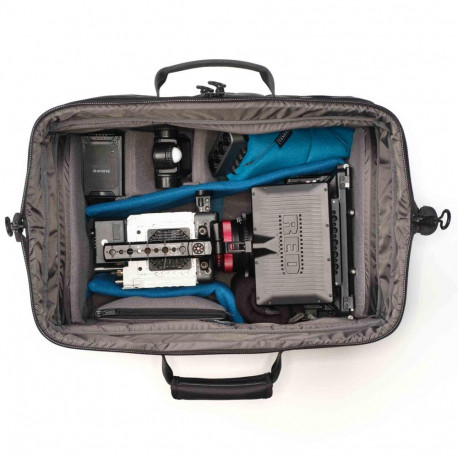 Camera Bag - Tenba Cineluxe v2 Shoulder Bag 21 Adjustable Dividers Black