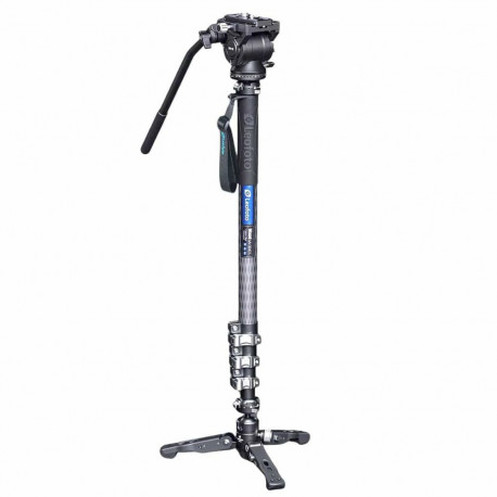 Camera Monopod - Leofoto MV-324CL+BV-10 Carbon Fiber, Quick-Release Plate