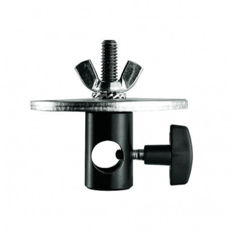 Adapter - Manfrotto 5/8" to 3/8" Thread Adapter with 80mm Platform