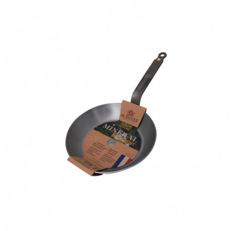 Cooking Utensil - De Buyer Iron Induction Frying Pan Mineral B 26cm Silver