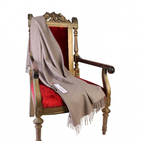 SOKISAHTEL Alpakavillane hallikas-beež pleed 425