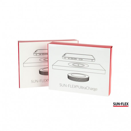 Juhtmevaba laadija Sunflex Ultra Charge 10W, laadimine läbi 12-30mm lauaplaadi