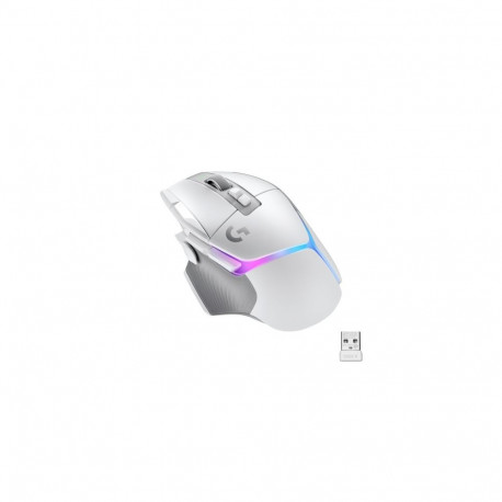 Logitech G502 X Plus LIGHTSPEED Wireless Gaming Mouse, RF Wireless, 25600 DPI, White